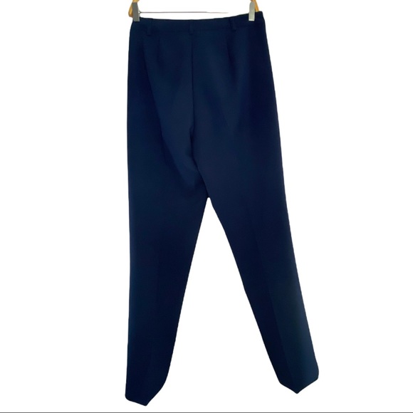 SHAPE BENEFITS BY CHADWICK DIANE STRAIGHT LEG PANTS WOMEN'S SIZE 10T NAVY BLUE - Picture 2 of 5